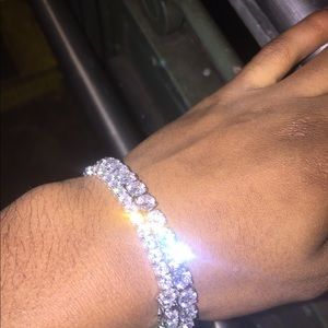 5mm Cz Tennis bracket AAA round cut